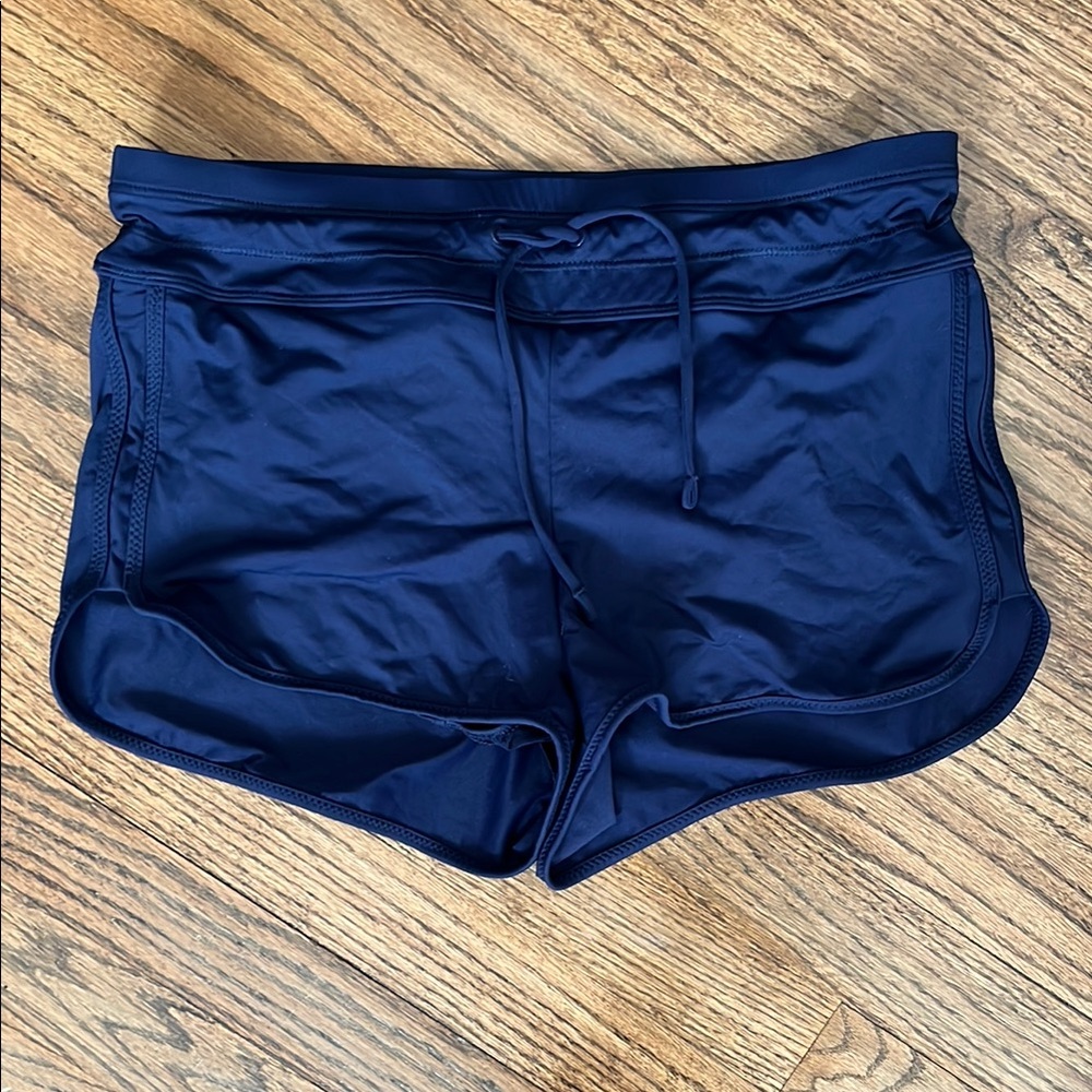 Women's Navy Athleta Blue Athletic Swim Shorts Sz XXS